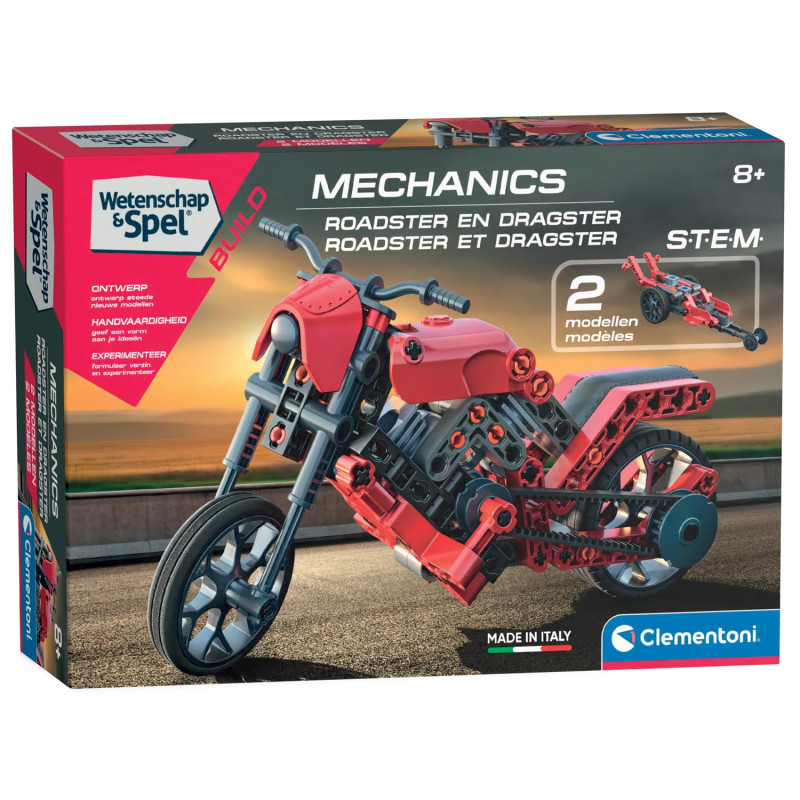 Clementoni Science & Play Mechanics - Roadster, 2in1 56161