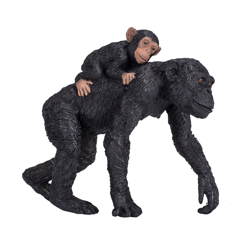 Mojo Wildlife Chimpanzee with Baby - 387264 387264