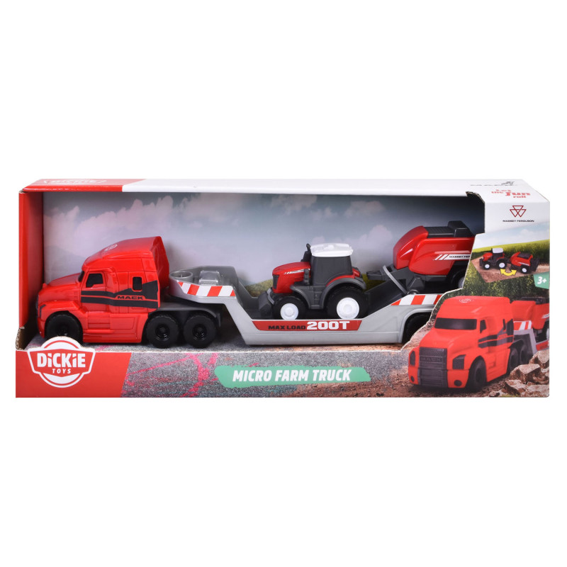 Dickie Massey Ferguson Truck with Tractor 203735004