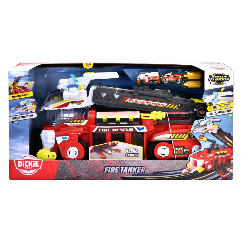 Dickie Fire Tanker Fire Engine Playset 203799000