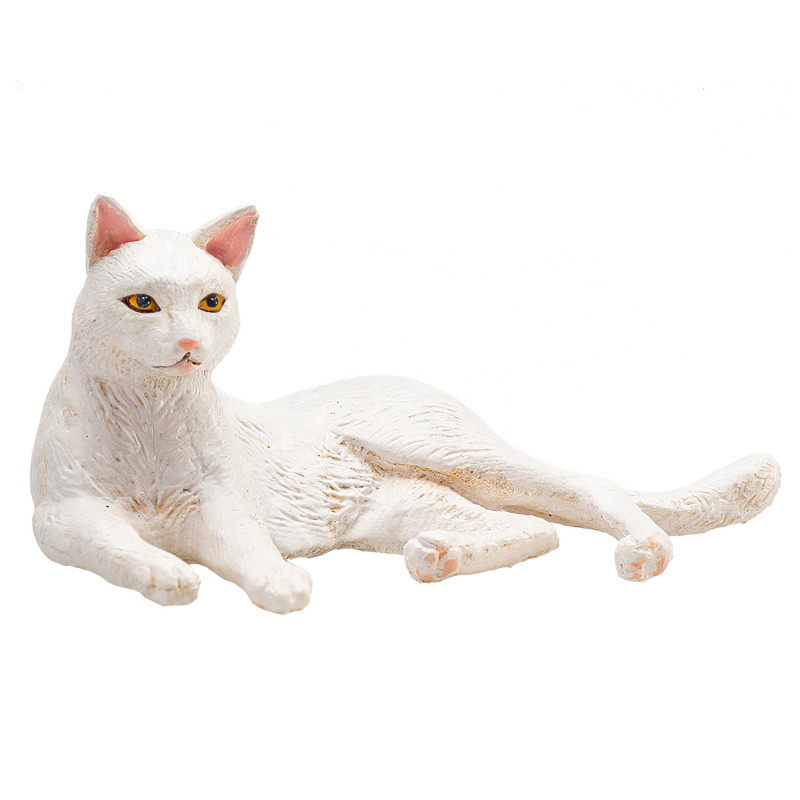Mojo Farmland Lying Cat White - 387368 387368