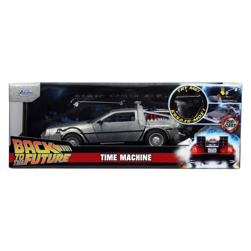 Jada Toys - Jada Die-Cast Time Machine Back to the Future 1 Car 1:24 253255038