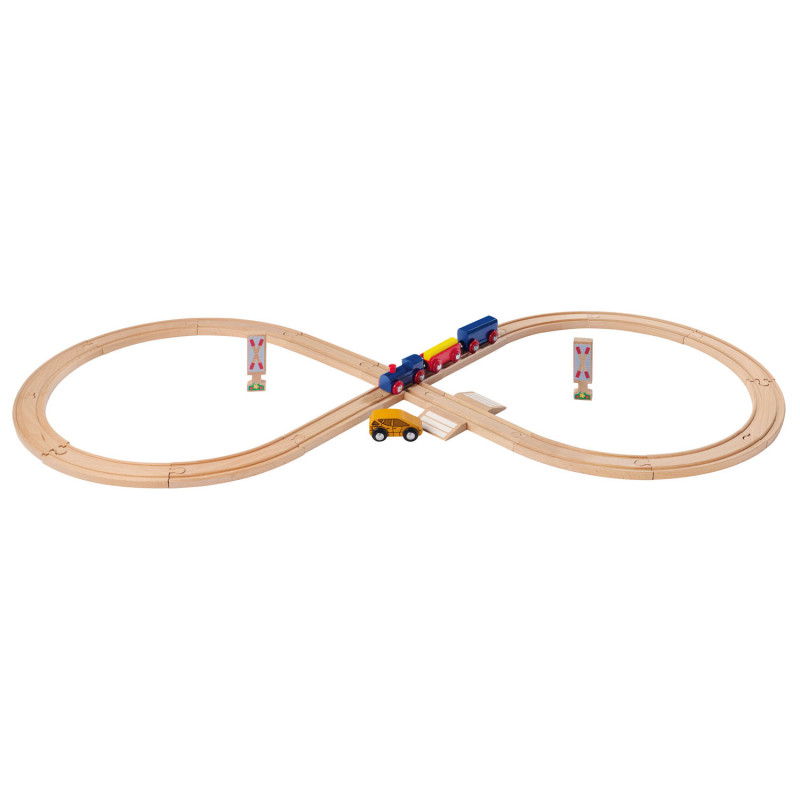 Eichhorn Train Track 8 Figure Playset, 27dlg. 100006202