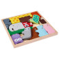 Eichhorn Wooden Animal Shapes in Wooden Box, 14 pcs. 100003772