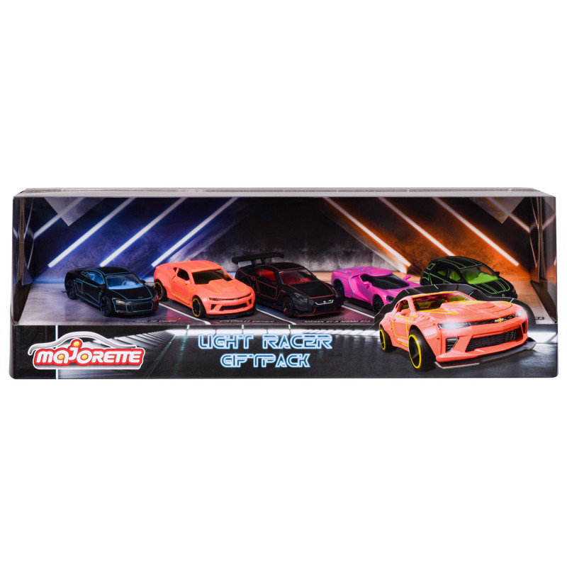Majorette Light Racers Cars Giftpack, 5pcs. 212053179