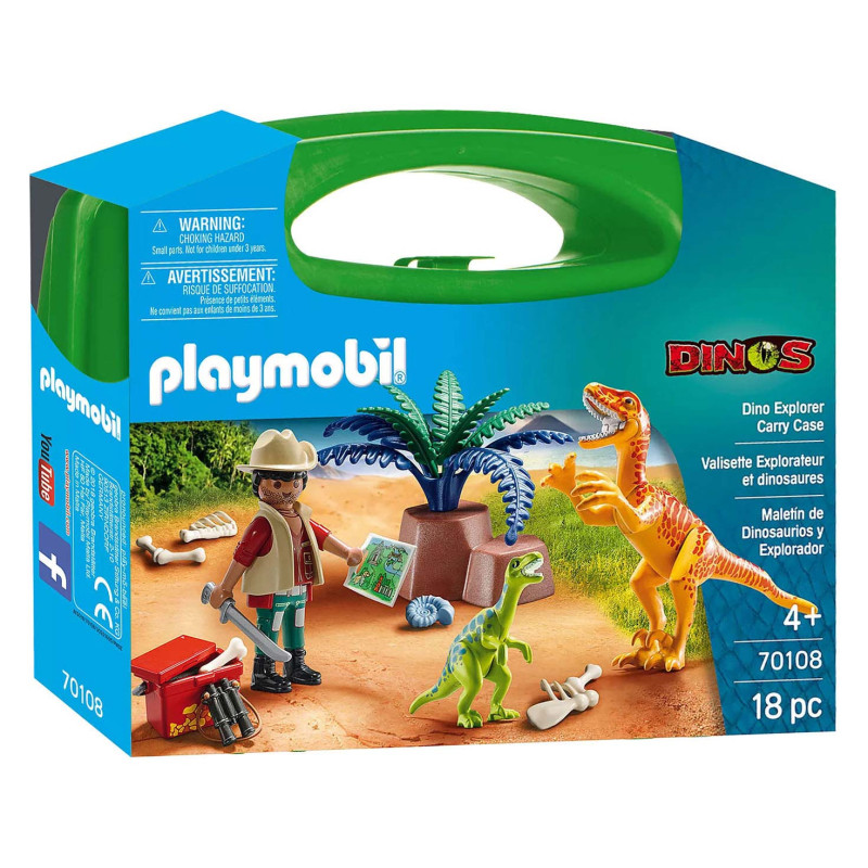 Playmobil Dinos Suitcase Dino Explorer - 70108 70108