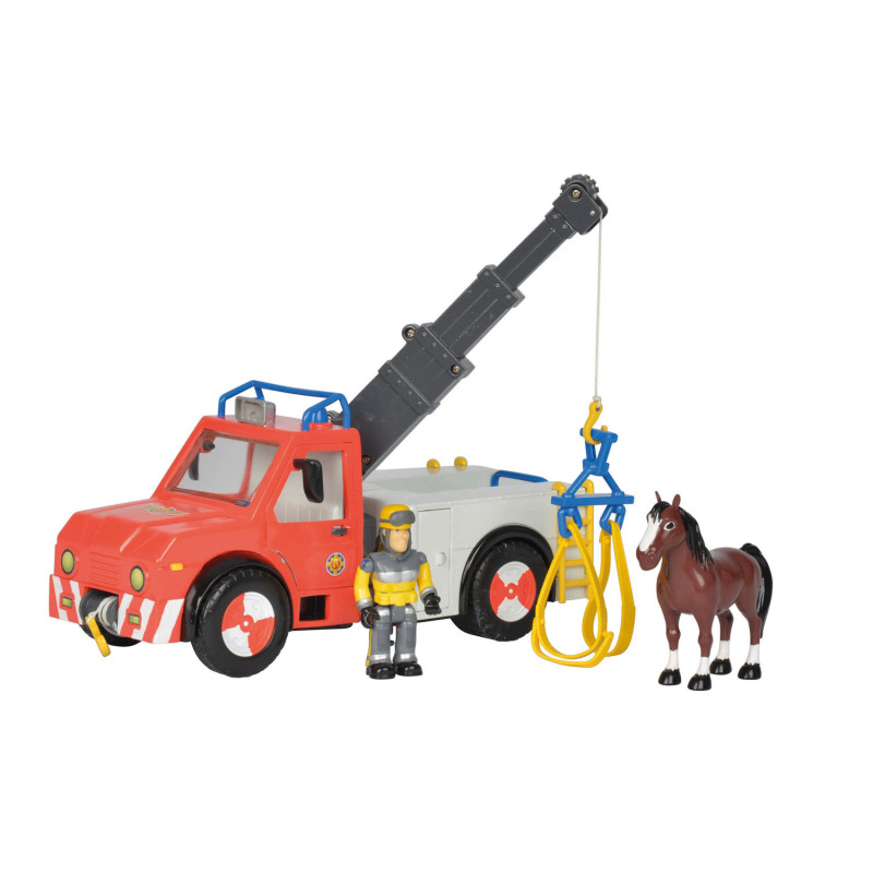 Simba - Fireman Sam Phoenix Tow Truck with Horse 109252575