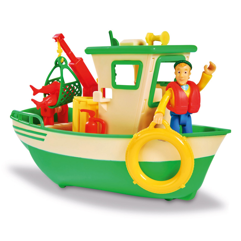 Simba - Fireman Sam Charlies Fishing Boat with Figure 109252574