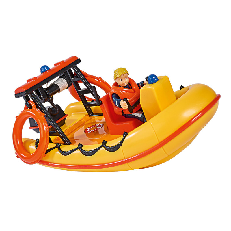 Simba - Fireman Sam Neptune Lifeboat with Figure 109252571