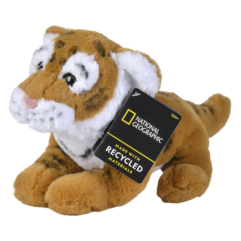 Simba - National Geographic Soft Toy Bengal-Tiger, 25cm 6315870104
