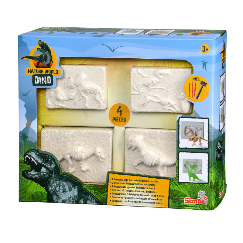 Simba - Dino Fossil Bikken Set, 4 pcs. 104342552