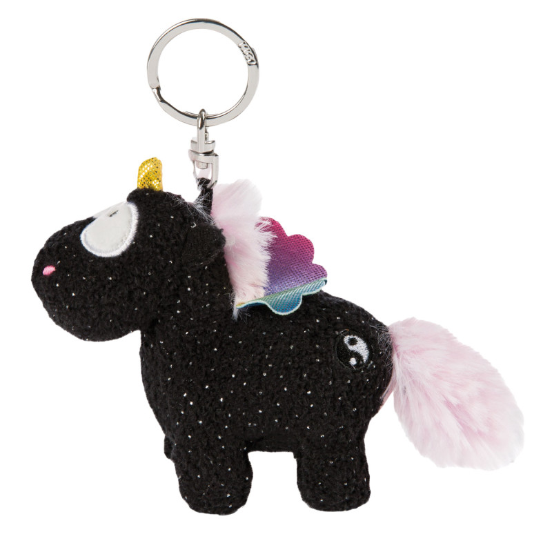 Nici Plush Keychain Unicorn Rainbow Yin, 10cm 1047370