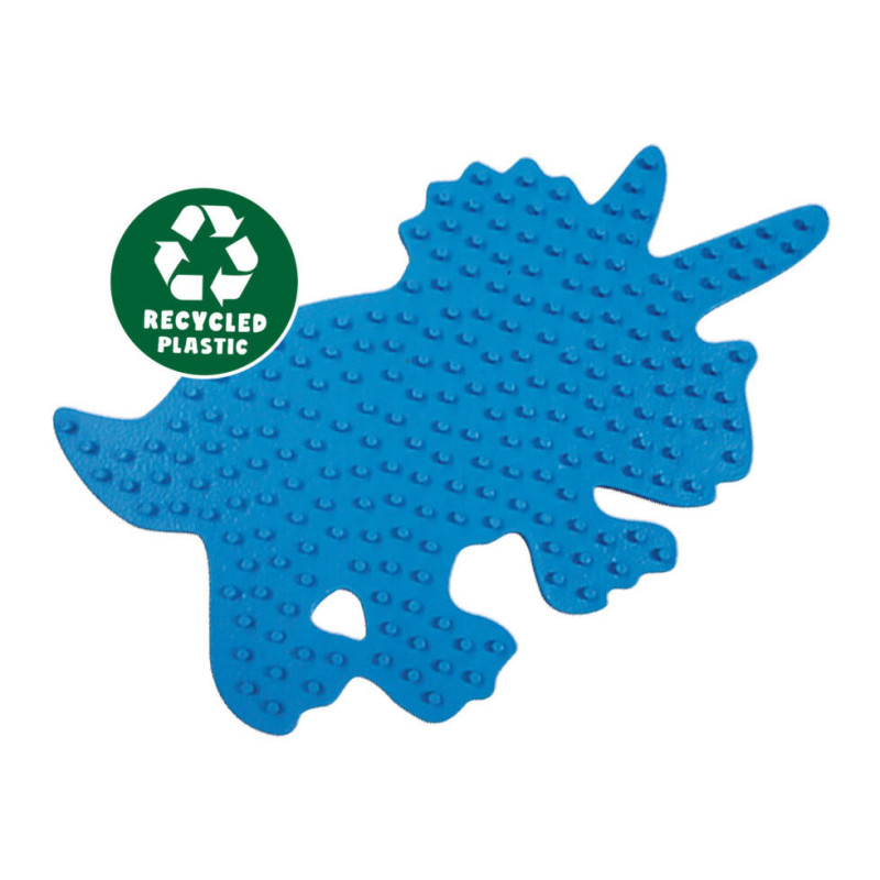 SES Green Beedz - Fuse Beads Shelf Triceratops Dino 06402