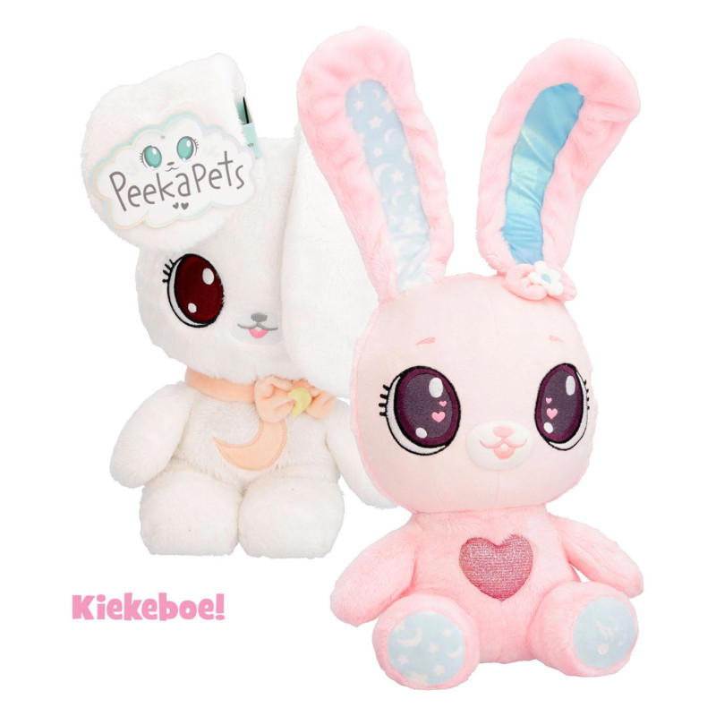 Spectron - Peekapets Bunny Plush Stuffed Toy - White IM88948