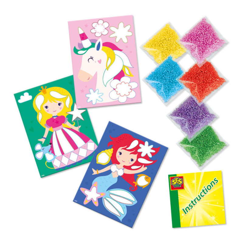 SES Glass Bead Cards 14132