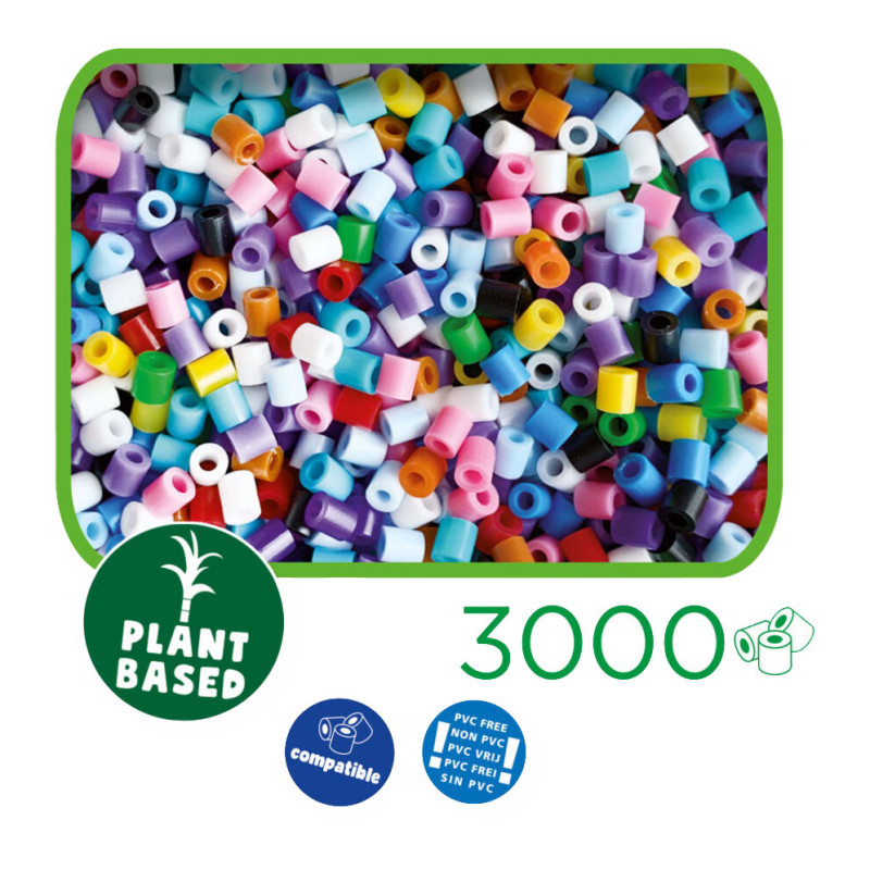 SES Green Beedz - Fuse Beads Mix 3000 06404