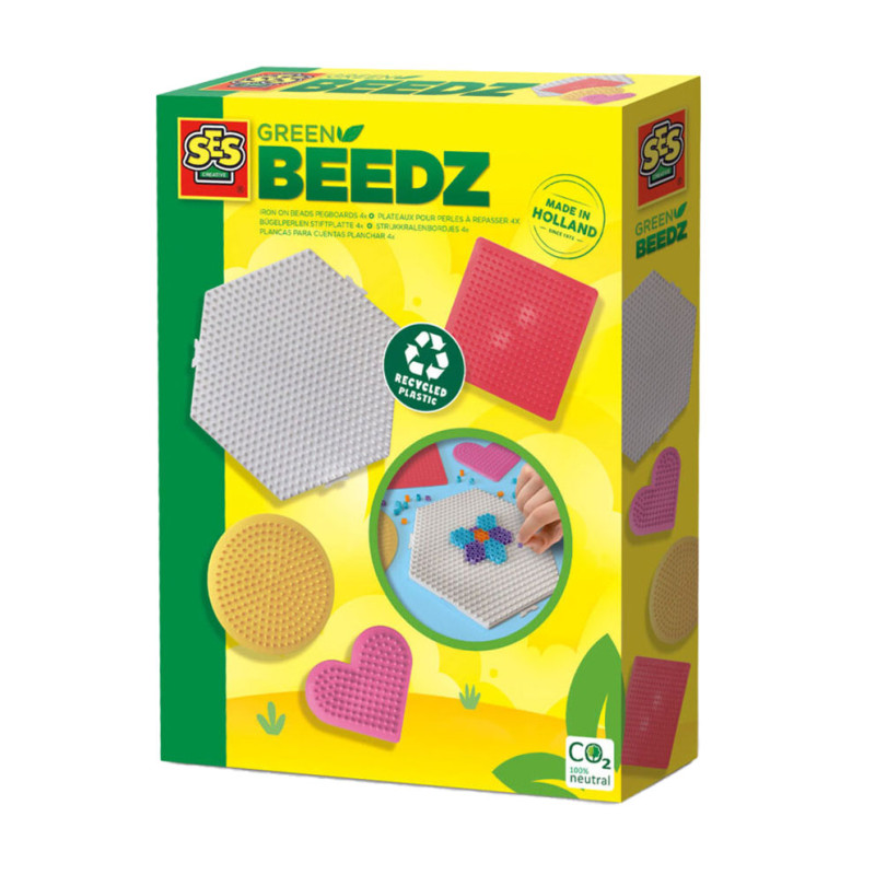 SES Green Beedz - Fuse Beads Shelves, 4pcs. 06403