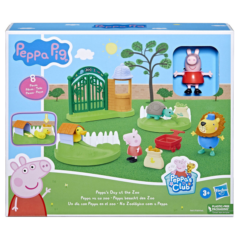 Hasbro - Peppa Pig Peppa goes to the Zoo Playset F64315X00