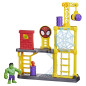Hasbro - Marvel Spidey and His Amazing Friends Hulk's Smash Yard Spee F37175L00