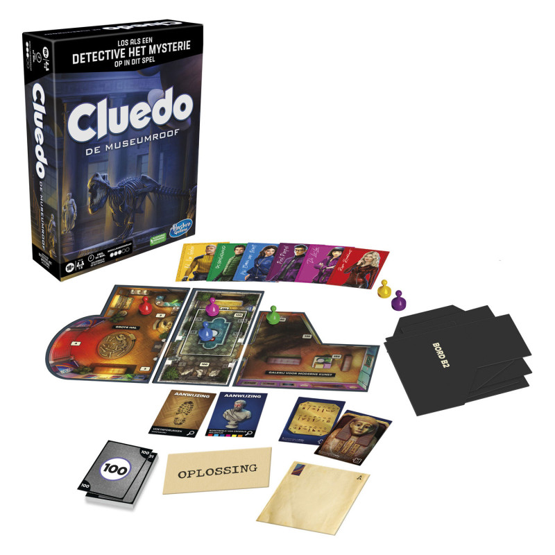 Hasbro - Cluedo Esccape the Museum Heist Board Game F61091040