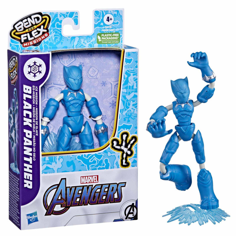 Hasbro - Avengers Bend and Flex Ice Missions F40155X00