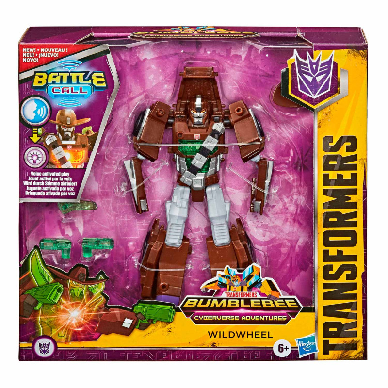 Hasbro - Figurine Transformers Cyberverse Battle Call - Wildwheel E82275L0