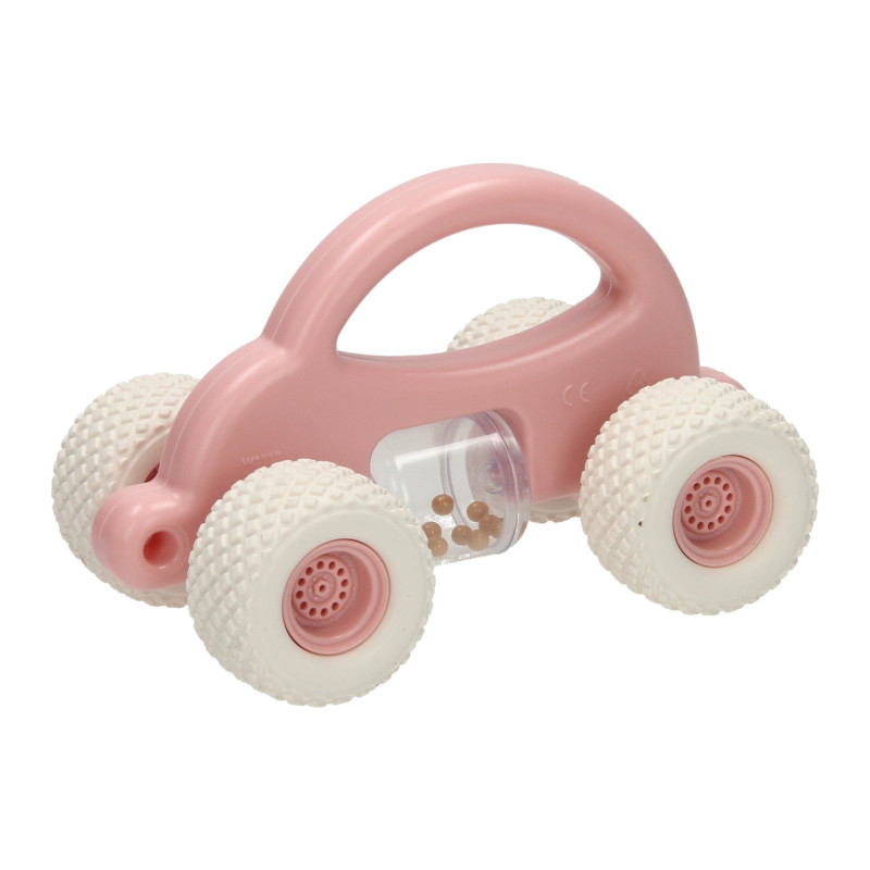 Cavallino Toys - Voiture jouet à pousser Cavallino avec hochet rose 1061LN01