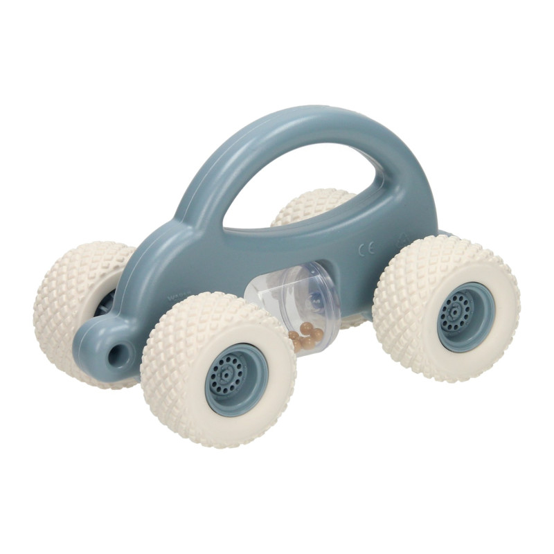 Cavallino Toys - Voiture jouet à pousser Cavallino avec hochet bleu 1060LN01