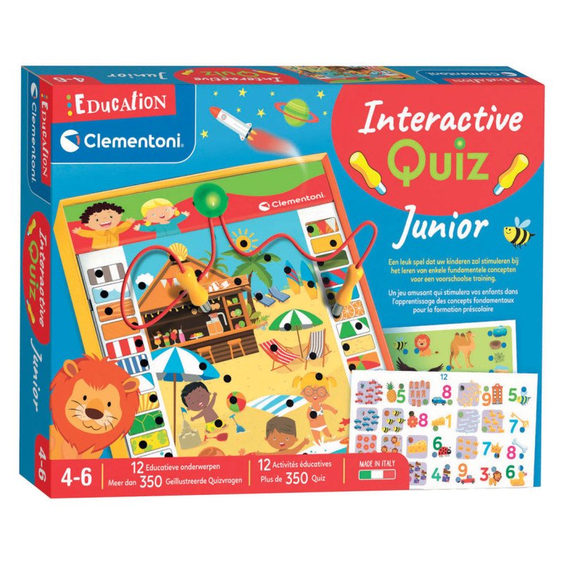 Clementoni Education - Interactive Quiz Junior Learning Game 56154