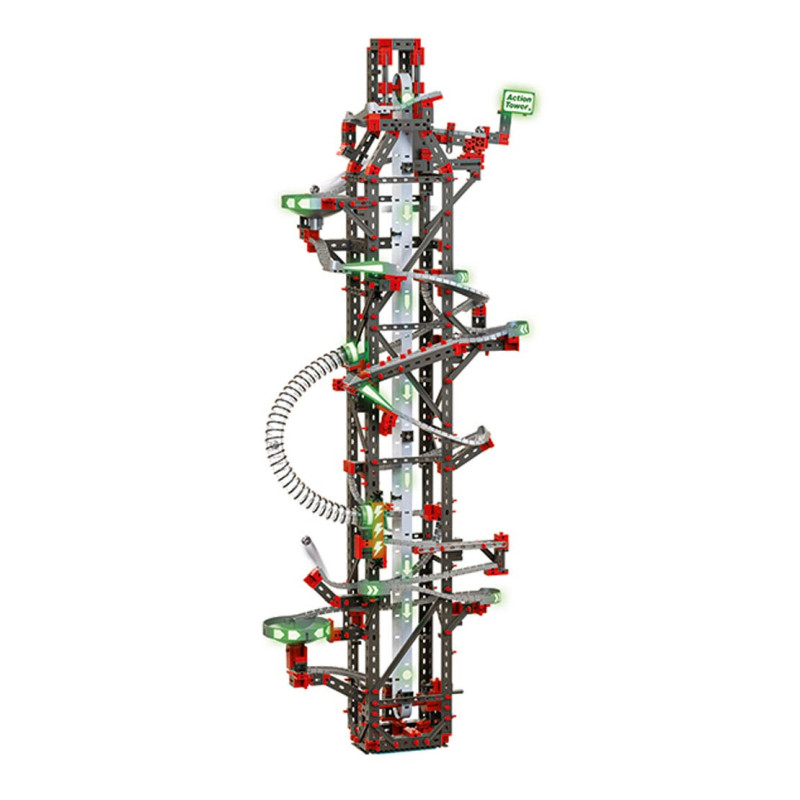 Fischertechnik Dynamic - Hanging Action Tower Marble Track, 7 554460