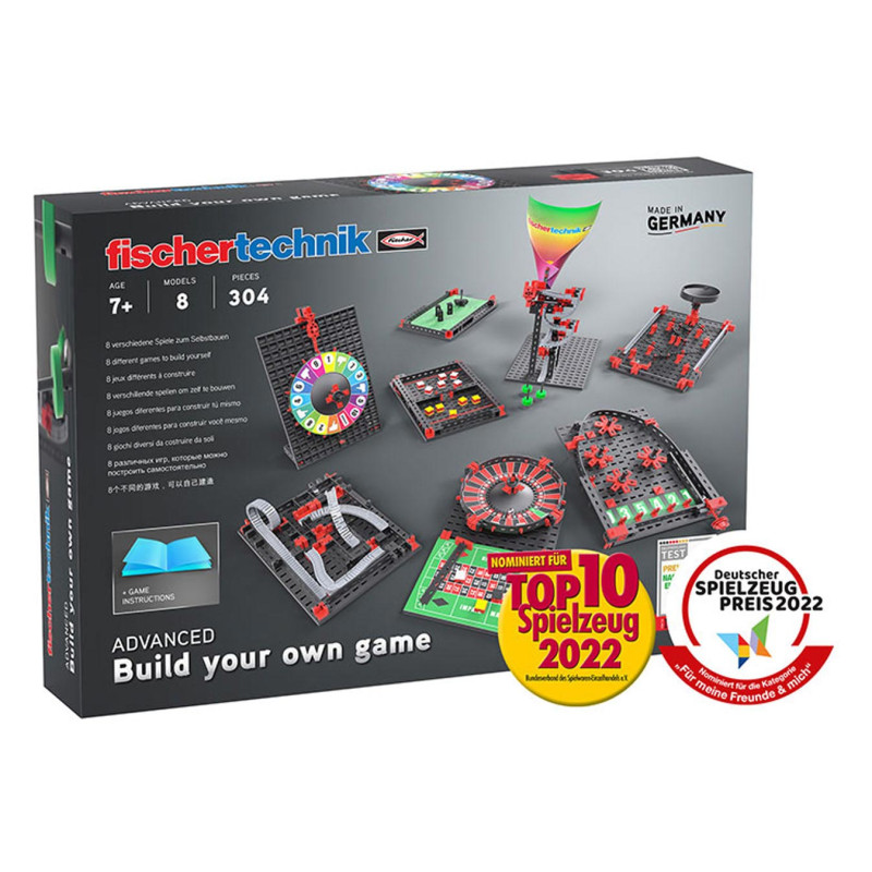 Fischertechnik Advanced - Build your own Game Building Set, 304dl 564067
