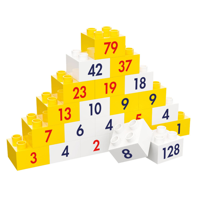 Hubelino Numbers Pyramid Prof. dr. Kortenkamp's Learning Blocks, 2 410214