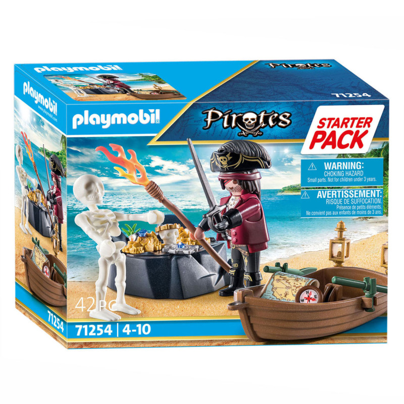 Playmobil Starterpack Pirate with Rowing Boat - 71254 71254