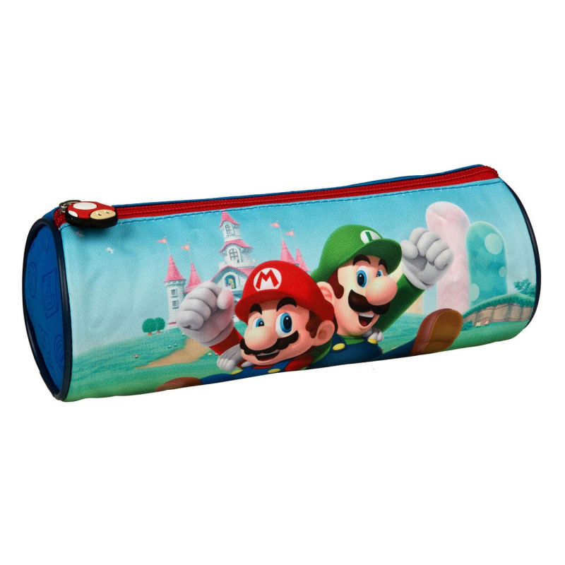 Undercover Super Mario Pencil Case Round SUMA0695