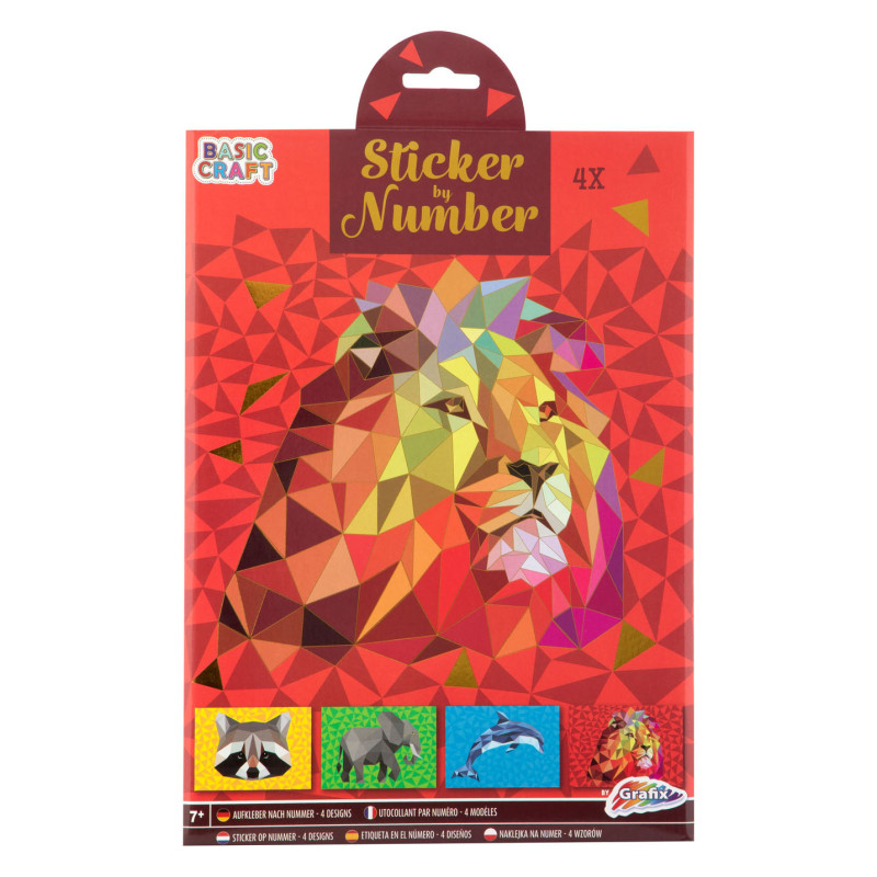 Grafix - Sticker by Number - Lion 100082