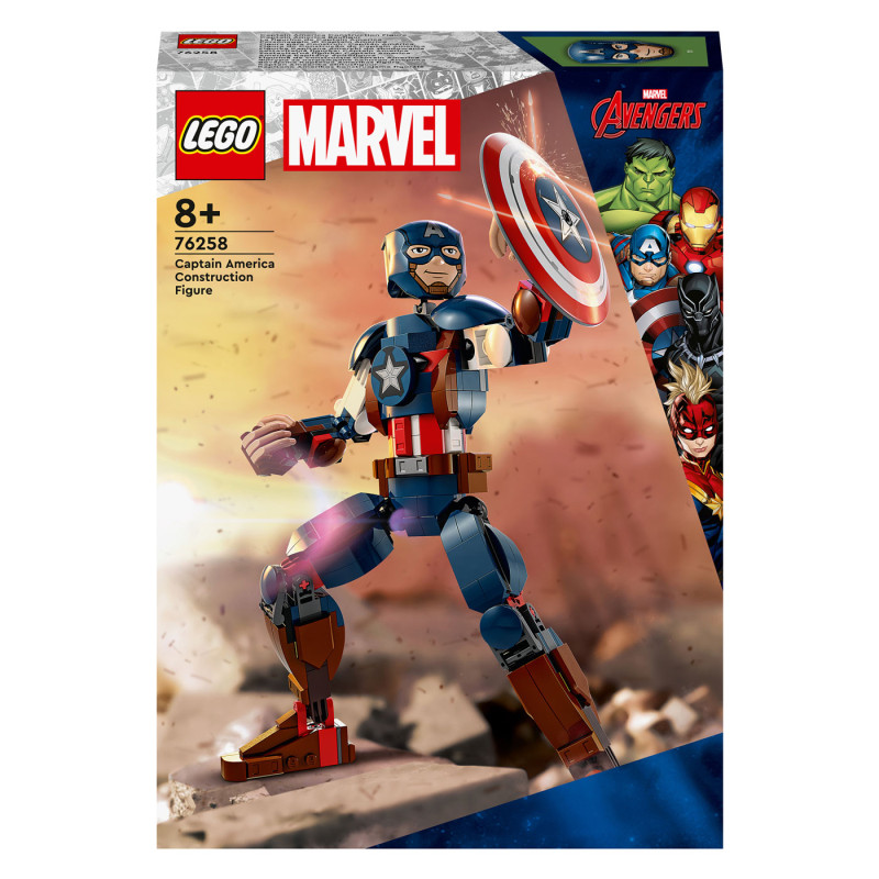 Lego - LEGO Super Heroes 76258 Captain America Building Figure 76258