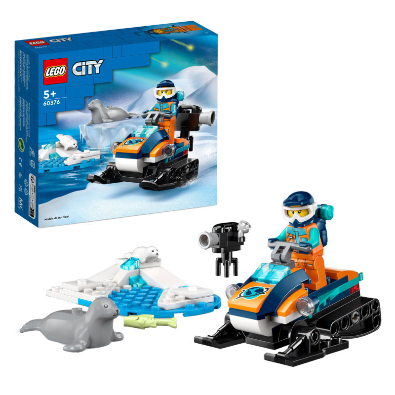 Lego - LEGO City 60376 Arctic Exploration Snowmobile 60376