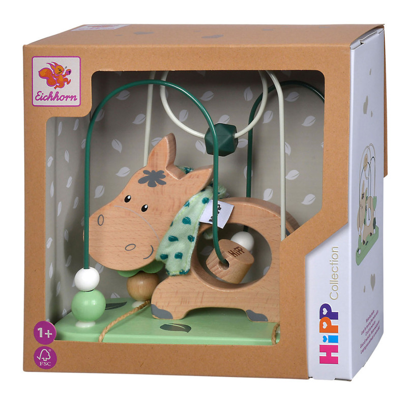 Eichhorn Baby Hipp - Spirale d'activités motrices en forme d'âne pour bébé