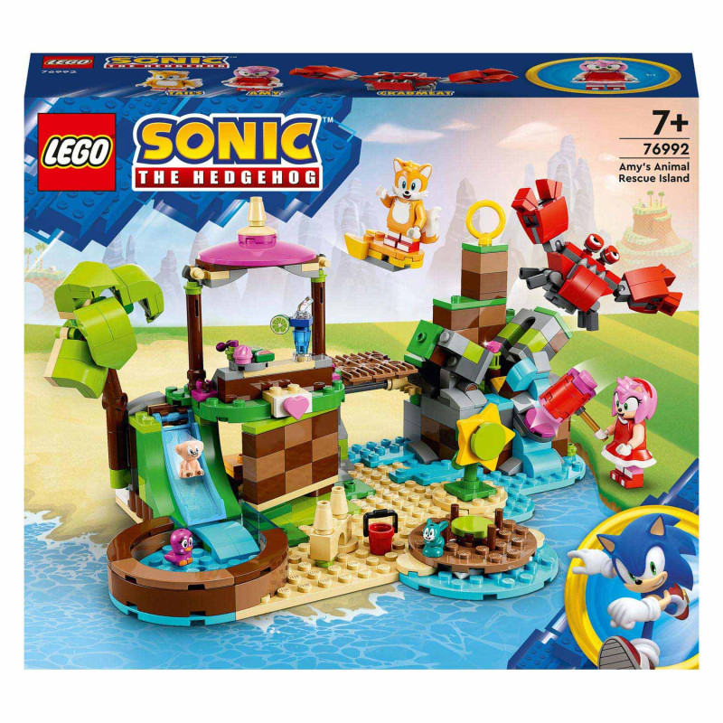 Lego - 76992 LEGO Sonic Amy's Pet Shelter Island 76992