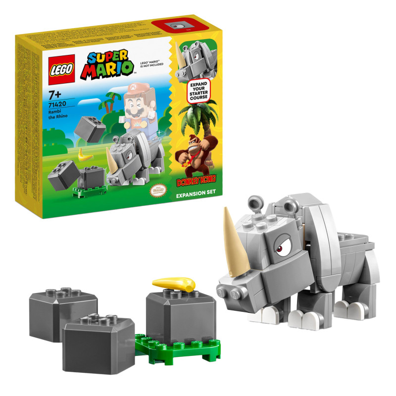 Lego - LEGO Super Mario 71420 Expansion Set: Rambi the Rhinoceros 71420