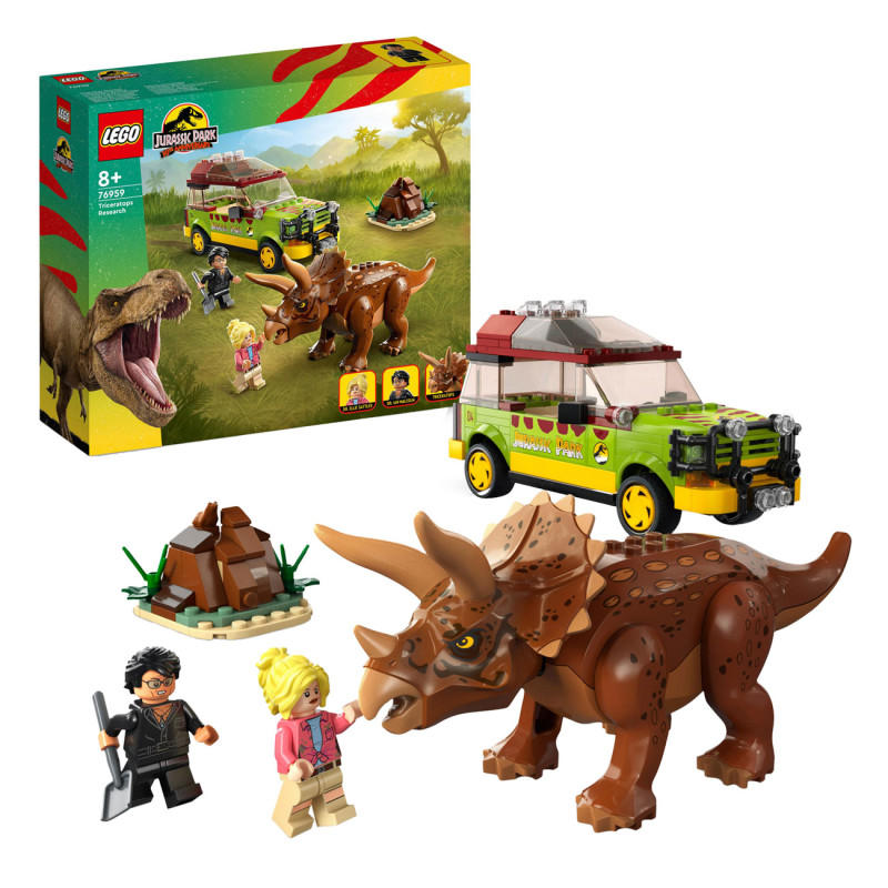 Lego - 76959 LEGO Jurassic Park Triceratops Exploration 76959