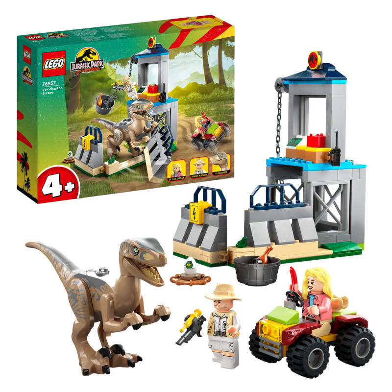Lego - 76957 LEGO Jurassic Park Velociraptor Escape 76957