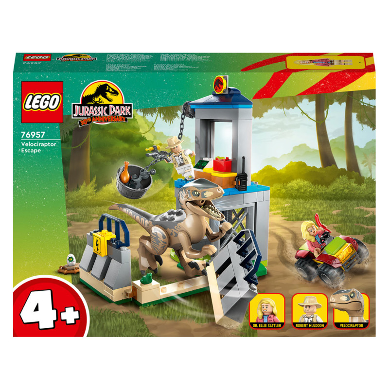 Lego - 76957 LEGO Jurassic Park Velociraptor Escape 76957