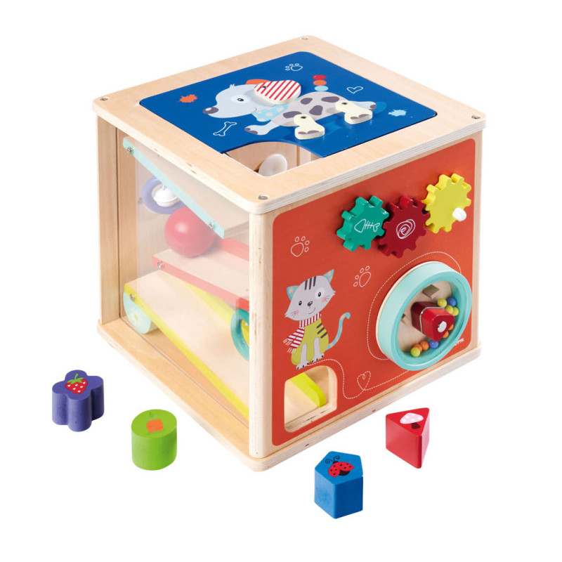Eichhorn Wooden Activity Box with Shapes 100005467