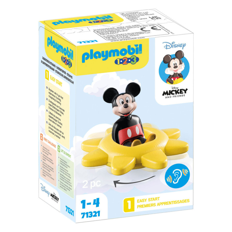 Playmobil 1.2.3. Mickey Mouse Rotating Sun - 71321 71321