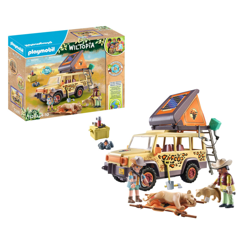 Playmobil Wiltopia with the All-terrain vehicle at the Lions - 7129 71293