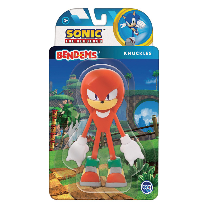 Boti - Bendems Bendable and Flexible Playing Figure - Sonic Knuckles 38967