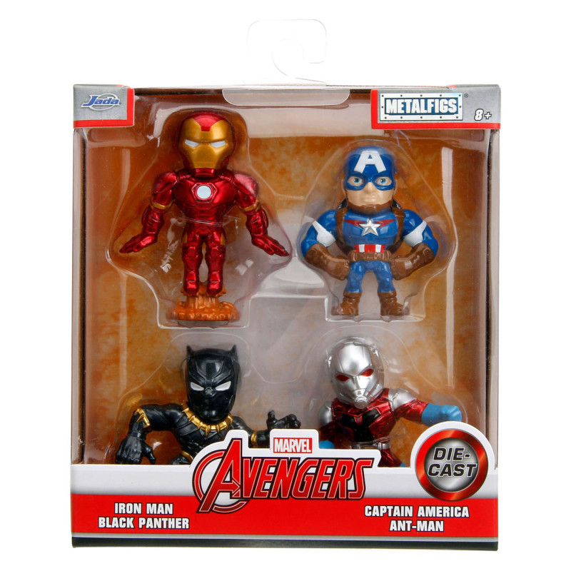 Jada Toys - Jada Metalfigs Marvel Avengers, 4pcs. 253222014