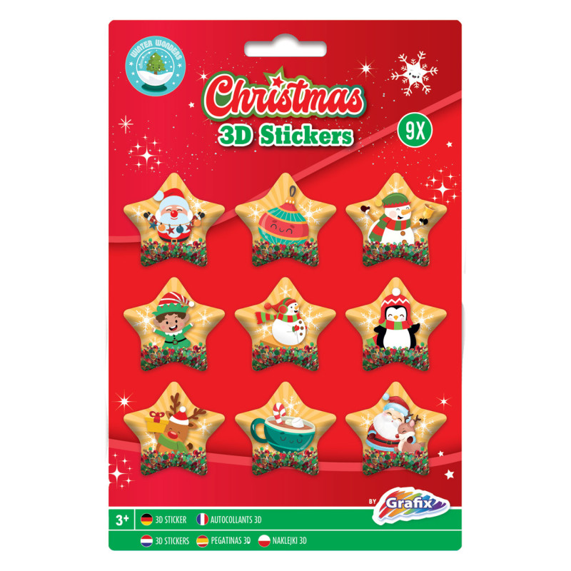 Grafix - 3D Stickers Christmas 800041