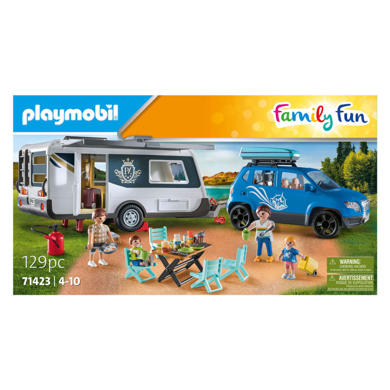 Playmobil Family Fun Caravan with Car - 71423 71423